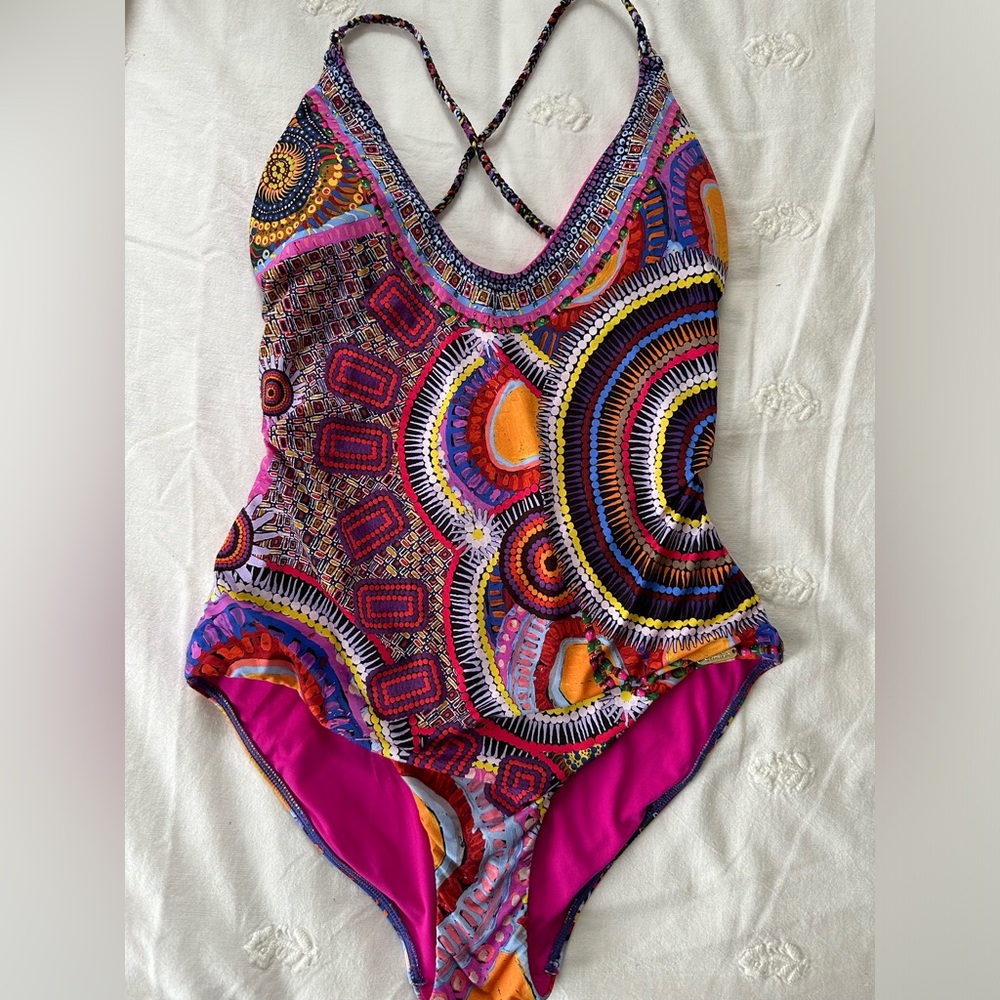 Camilla warlu dreaming one piece scoop neck one piece
